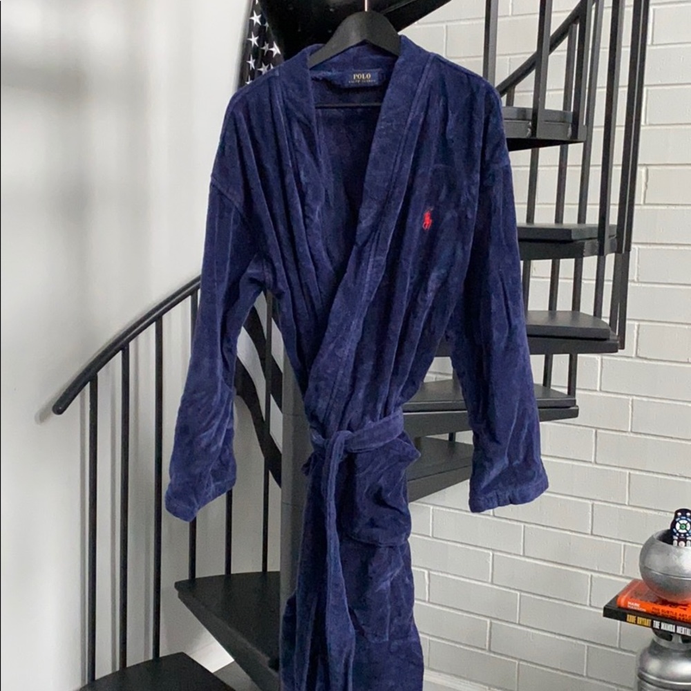 Blue Polo Ralph Lauren Robe